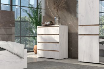 Комод Лиана золотой (Зарон) в Ревде - revda.mebel-e96.ru | фото