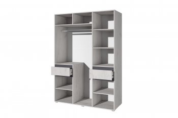 Спальный гарнитур Лиана графит, модульный (Зарон) в Ревде - revda.mebel-e96.ru
