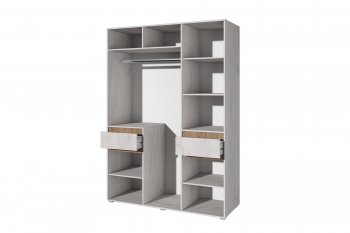 Спальный гарнитур Лиана золотой, модульный (Зарон) в Ревде - revda.mebel-e96.ru