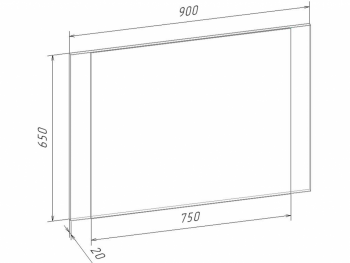 Зеркало Либерти (Росток) в Ревде - revda.mebel-e96.ru