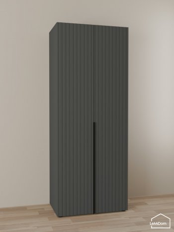 Шкаф Linnea MHR-2-2 2050х800х510 (Графит-М 11.1.25) в Ревде - revda.mebel-e96.ru