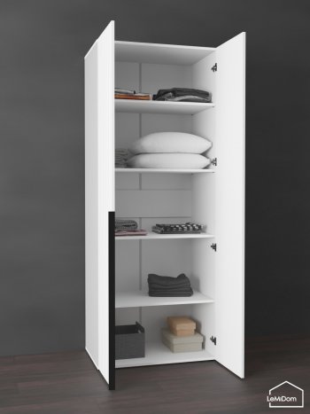 Шкаф Linnea MHR-2-2 2050х800х510 (Белый-М 11.1.2) в Ревде - revda.mebel-e96.ru