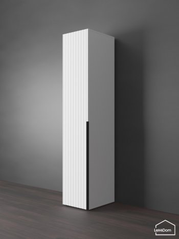 Шкаф Linnea MHR-1-2 2050х400х510 (Белый-М 11.1.1) в Ревде - revda.mebel-e96.ru