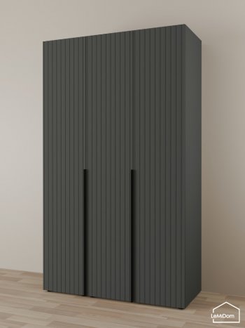 Шкаф Linnea MHR-3-1 2050х1200х510 (Графит-М 11.1.25) в Ревде - revda.mebel-e96.ru