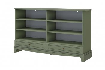 Комод 4 двери 2ящ. Лорето, зеленый самшит (БМ) в Ревде - revda.mebel-e96.ru