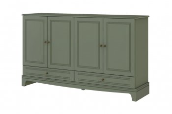 Комод 4 двери 2ящ. Лорето, зеленый самшит (БМ) в Ревде - revda.mebel-e96.ru | фото