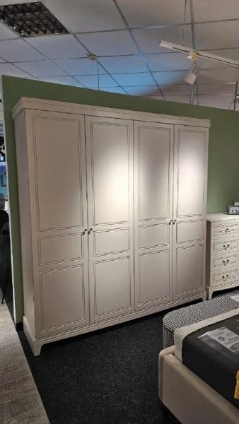 Спальный гарнитур Лорето, модульный, льняной (БМ) в Ревде - revda.mebel-e96.ru