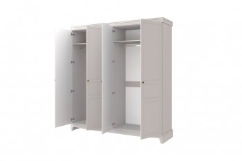 Шкаф 2000 мм распашной ШР-4 Лорето, льняной (БМ) в Ревде - revda.mebel-e96.ru