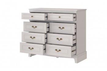 Комод 8 ящиков Лорето, льняной (БМ) в Ревде - revda.mebel-e96.ru