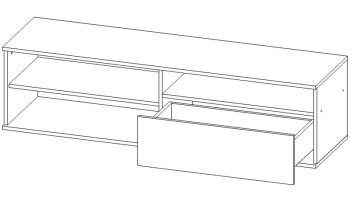 Стенка луксор (АстридМ) в Ревде - revda.mebel-e96.ru