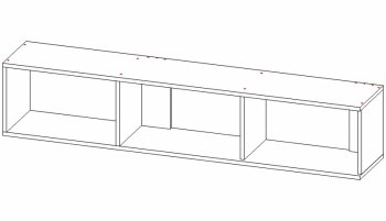 Стенка луксор (АстридМ) в Ревде - revda.mebel-e96.ru