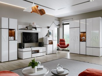 Стенка Мадера модульная (Миф) в Ревде - revda.mebel-e96.ru