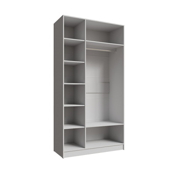 Шкаф Мадрид 1200 мм без зеркала белый (Текс) в Ревде - revda.mebel-e96.ru