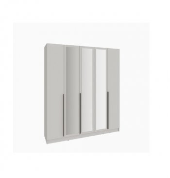 Шкаф Мадрид 2000 мм с зеркалом и ящиками, кашемир (Текс) в Ревде - revda.mebel-e96.ru