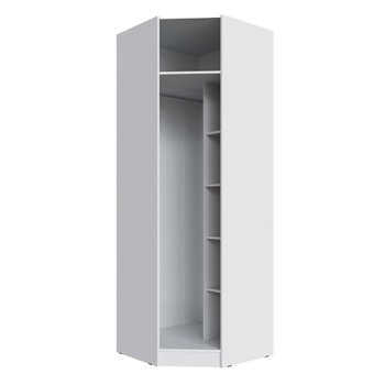 Угловой шкаф Мадрид белый (Текс) в Ревде - revda.mebel-e96.ru