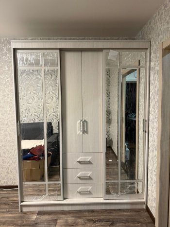 Шкаф-купе Маэстро 1700 мм (Ясень белый) (БТС) в Ревде - revda.mebel-e96.ru