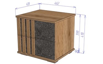 Тумба прикроватная Марракеш (Лин) в Ревде - revda.mebel-e96.ru