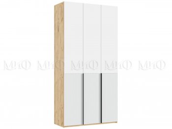 Шкаф 1200 мм Марвэл с доп. ящиками, крафт/белый (Миф) в Ревде - revda.mebel-e96.ru