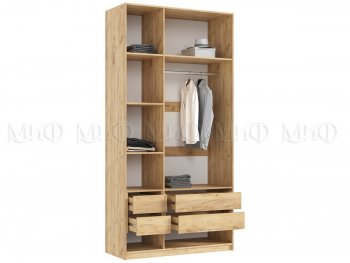 Шкаф 1200 мм Марвэл с доп. ящиками, крафт/графит (Миф) в Ревде - revda.mebel-e96.ru