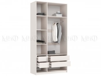 Шкаф 1200 мм Марвэл с доп. ящиками, кашемир (Миф) в Ревде - revda.mebel-e96.ru