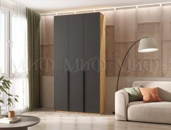 Шкаф 1200 мм Марвэл крафт/графит (Миф) в Ревде - revda.mebel-e96.ru