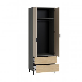 Шкаф 800 мм Марвэл 16.317.02 сер. (Моби) в Ревде - revda.mebel-e96.ru