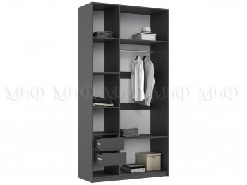 Шкаф 1200 мм Марвэл графит (Миф) в Ревде - revda.mebel-e96.ru