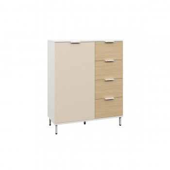 Комод Марвэл 16.234.01 бел (Моби) в Ревде - revda.mebel-e96.ru
