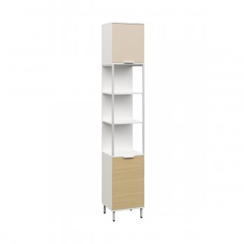 Стеллаж Марвэл 16.426 бел (Моби) в Ревде - revda.mebel-e96.ru | фото