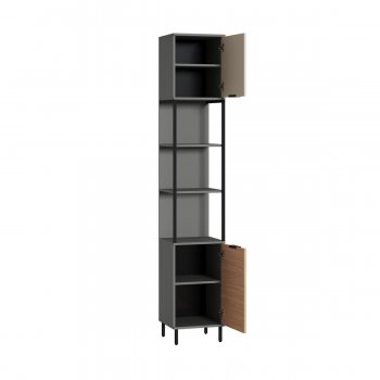 Стеллаж Марвэл 16.426 сер (Моби) в Ревде - revda.mebel-e96.ru