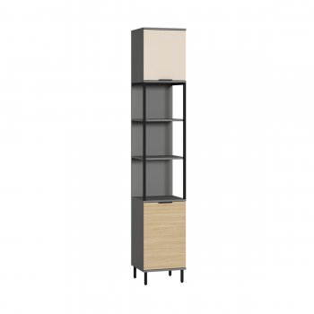 Стеллаж Марвэл 16.426 сер (Моби) в Ревде - revda.mebel-e96.ru