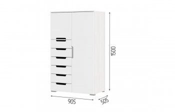 Комод-шкаф Миа КМ 053 (СтендМ) в Ревде - revda.mebel-e96.ru