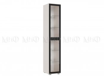 Пенал-стекло 400 мм Норд (Кашемир) (Миф) в Ревде - revda.mebel-e96.ru