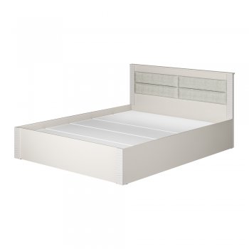 Кровать двуспальная Монако КР-16 кашемир (БТС) в Ревде - revda.mebel-e96.ru