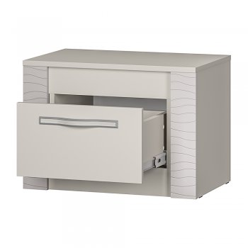 Прикроватная тумба Монако ТБ-26 кашемир (БТС) в Ревде - revda.mebel-e96.ru