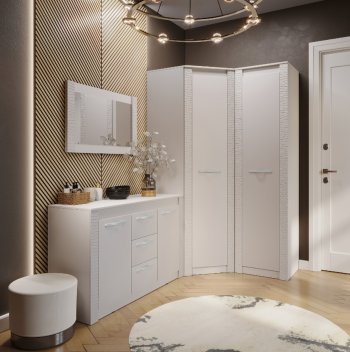 Набор мебели для прихожей Монако Кашемир (модульный) (БТС) в Ревде - revda.mebel-e96.ru