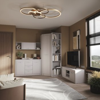 Стенка Монако Кашемир комп.1 (модульная) (БТС) в Ревде - revda.mebel-e96.ru