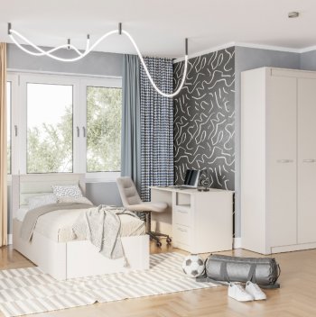 Спальный гарнитур Монако Кашемир (модульный) (БТС) в Ревде - revda.mebel-e96.ru