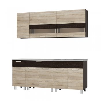 Кухонный гарнитур Монтана 2000 мм (БТС) в Ревде - revda.mebel-e96.ru