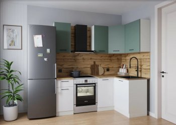 Кухонный гарнитур угловой Муссон 2000*1200 мм (Sanvut) в Ревде - revda.mebel-e96.ru