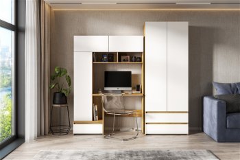 Стол компьютерный Некст-1 + Шкаф (СВ) в Ревде - revda.mebel-e96.ru