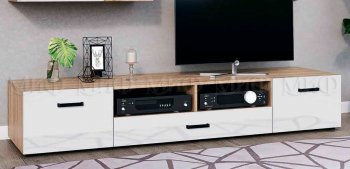 Тумба ТВ Нэнси NEW (2дв.+1ящ.) в Ревде - revda.mebel-e96.ru