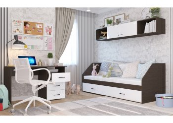 Набор детской мебели Ненси модульный (Гор) в Ревде - revda.mebel-e96.ru