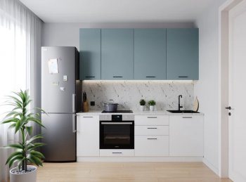 Кухонный гарнитур Ниагара 2200 мм МДФ/ЛДСП (Санвут) в Ревде - revda.mebel-e96.ru