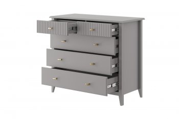 Спальный гарнитур Никеа модульный антрацит (БМ) в Ревде - revda.mebel-e96.ru
