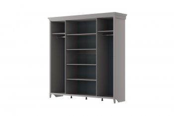 Шкаф распашной 2160 мм ШР-4 Никеа антрацит (БМ) в Ревде - revda.mebel-e96.ru