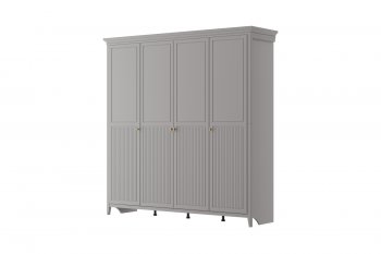 Шкаф распашной 2160 мм ШР-4 Никеа антрацит (БМ) в Ревде - revda.mebel-e96.ru