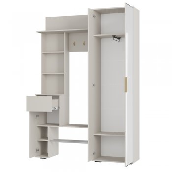 Прихожая Ницца ПР-04 Кашемир (БТС) в Ревде - revda.mebel-e96.ru