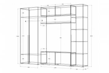 Стенка Норден (Зарон) в Ревде - revda.mebel-e96.ru