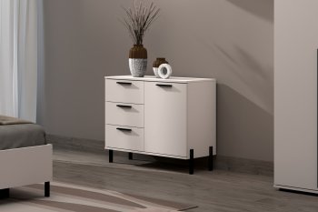 Спальный гарнитур Норден кашемир, модульный (Зарон) в Ревде - revda.mebel-e96.ru
